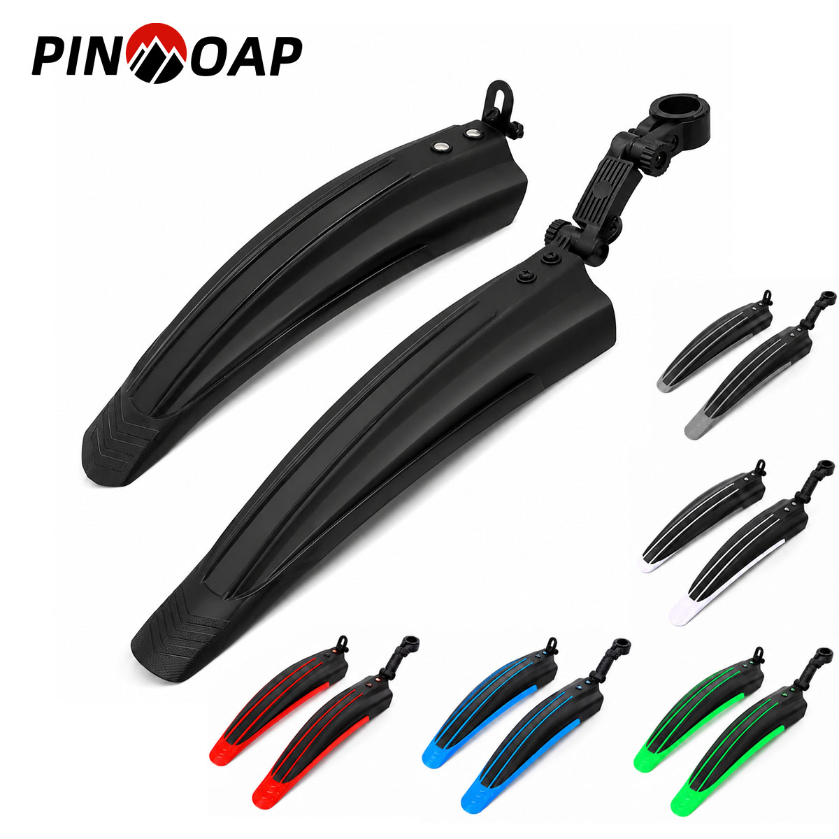 Cycling Commute In Rain - PINMOAP 2PCS Bicycle Mudguard Set Bike
