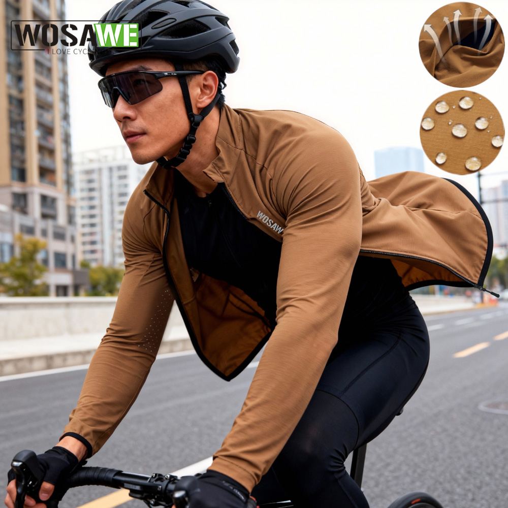 Cycling Commuter Jacket - WOSAWE Cycling Windbreaker Unisex Summer Bicycle