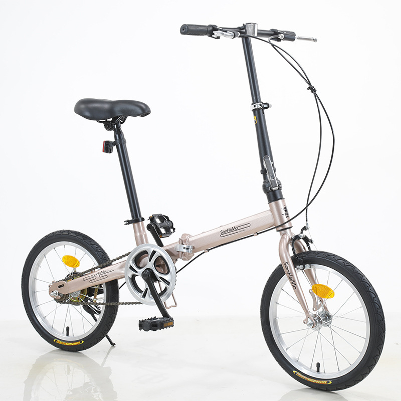 Cycling Commute Speed - Sanhema 16 Inch Folding Bicycle Single