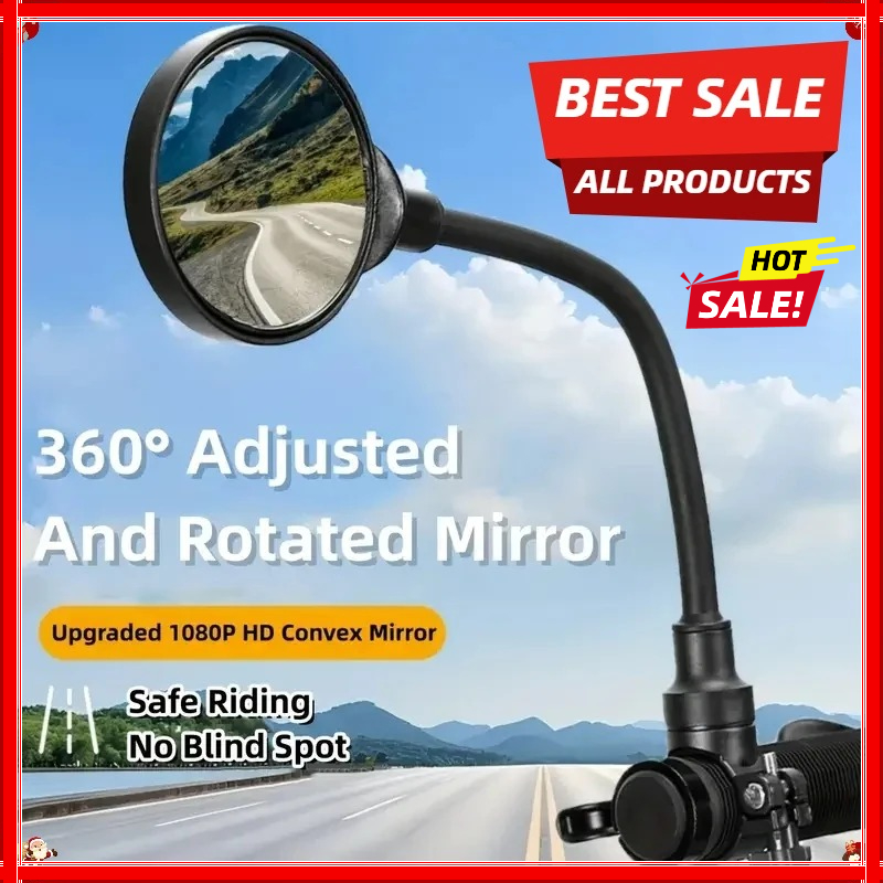 Mirror Handlebar Convex - Bike Mirror Bike Handlebar Rearview Mirror