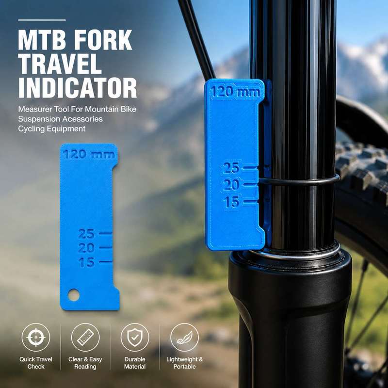 Cycling Loop - Mountain Bike Fork Travel Indicator Measurer