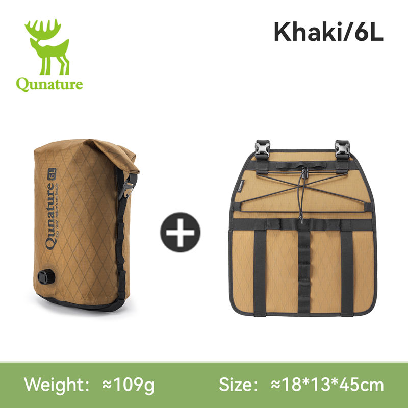 Cycling Commuter Backpack Waterproof - Qunature 6/12L Bikepacking Bag Fully Waterproof