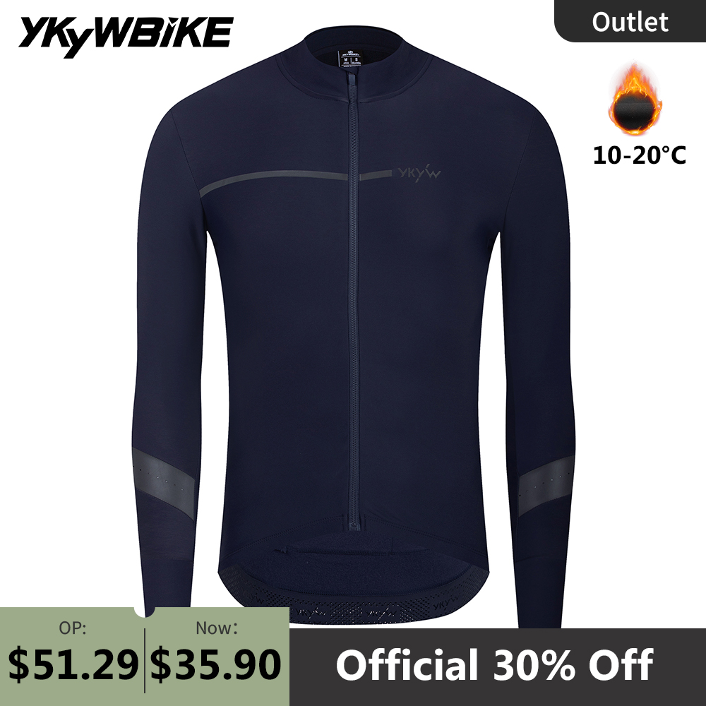 Cycling Commuter Jacket - YKYWBIKE Men's Winter Cycling Jersey Warm
