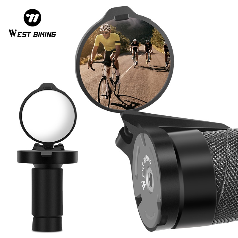 WEST BIKING HD Bike Rearview M - Mirror Handlebar Convex 评论和价格