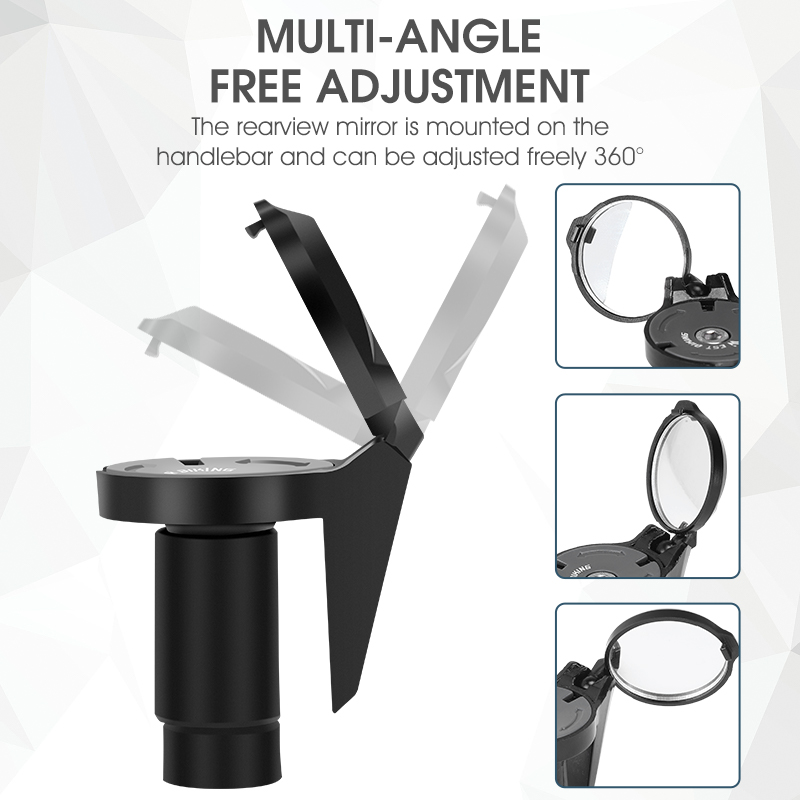 WEST BIKING HD Bike Rearview M - Mirror Handlebar Convex 评论和价格