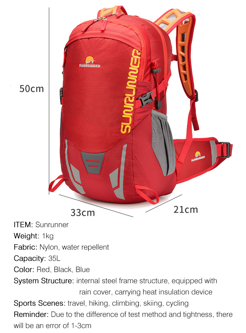 35L Hiking Backpack Bag Large  - Cycling Commuter Backpack Waterproof 评论和价格