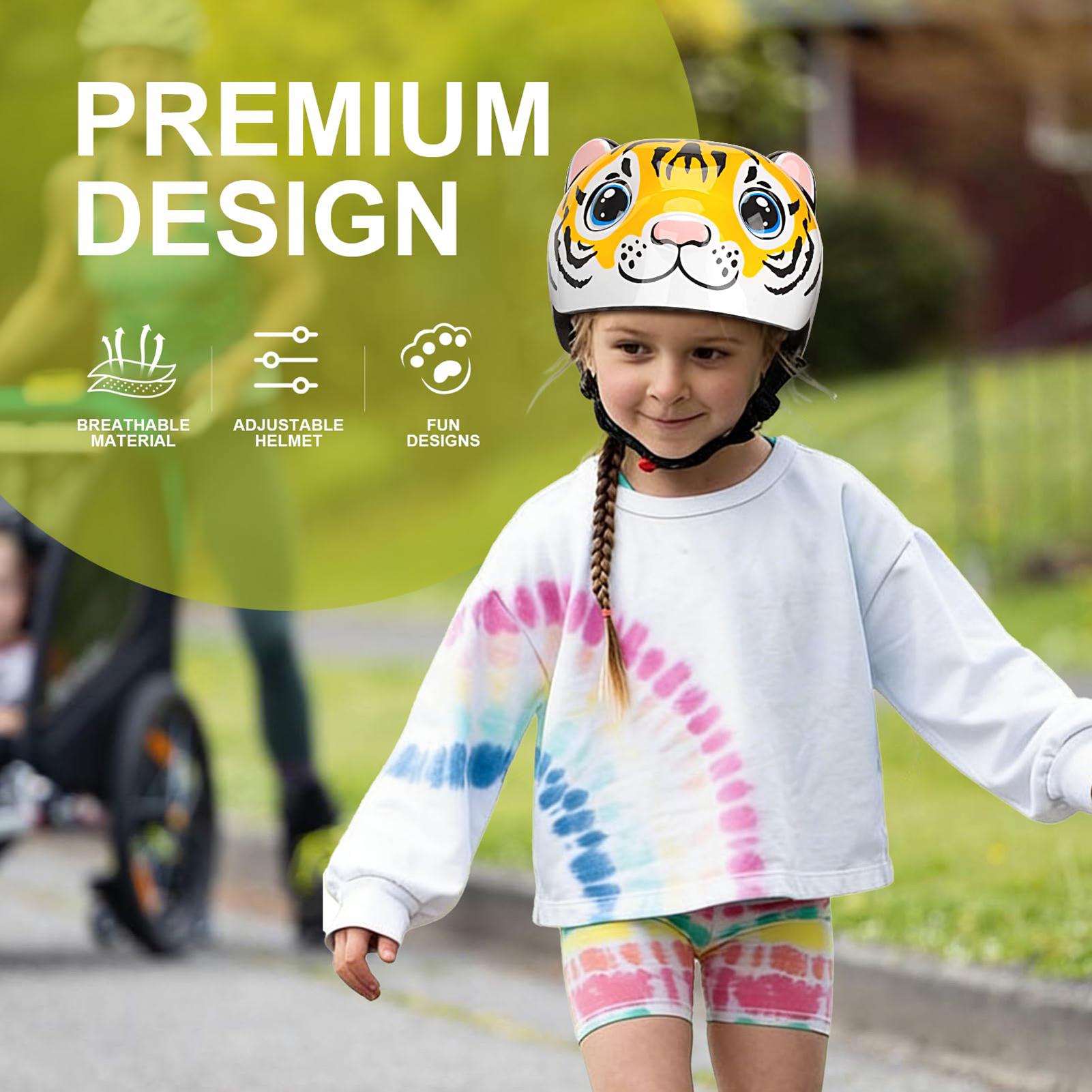 Helmet For Kids Tiger Pattern  - Commute Cycling Helmet 评论和价格