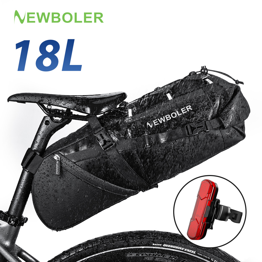 NEWBOLER 18L Bike Saddle Bag W - Cycling Commuter Backpack Waterproof 评论和价格