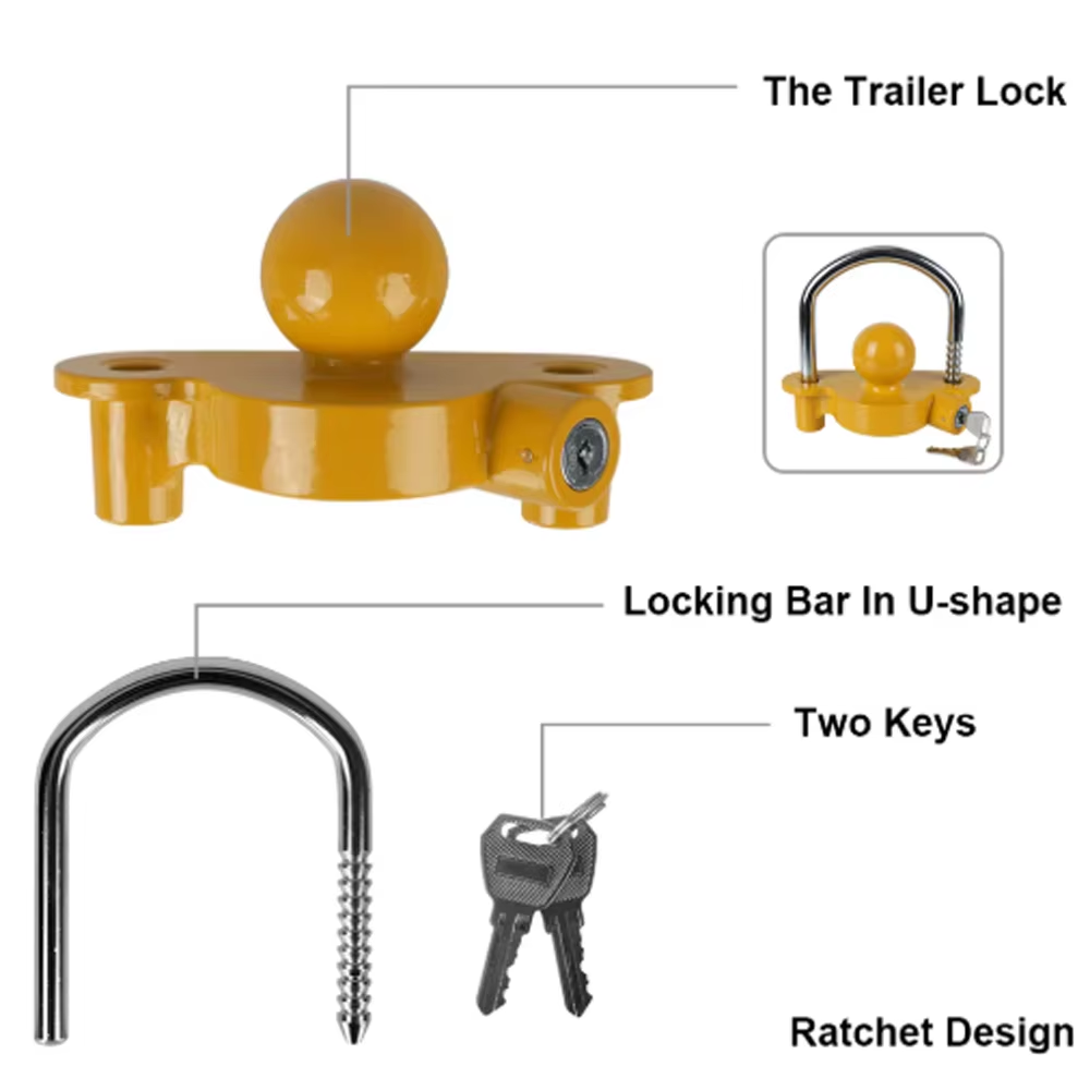 Heavy Duty Trailer Hitch Lock  - U Lock Heavy Duty 评论和价格