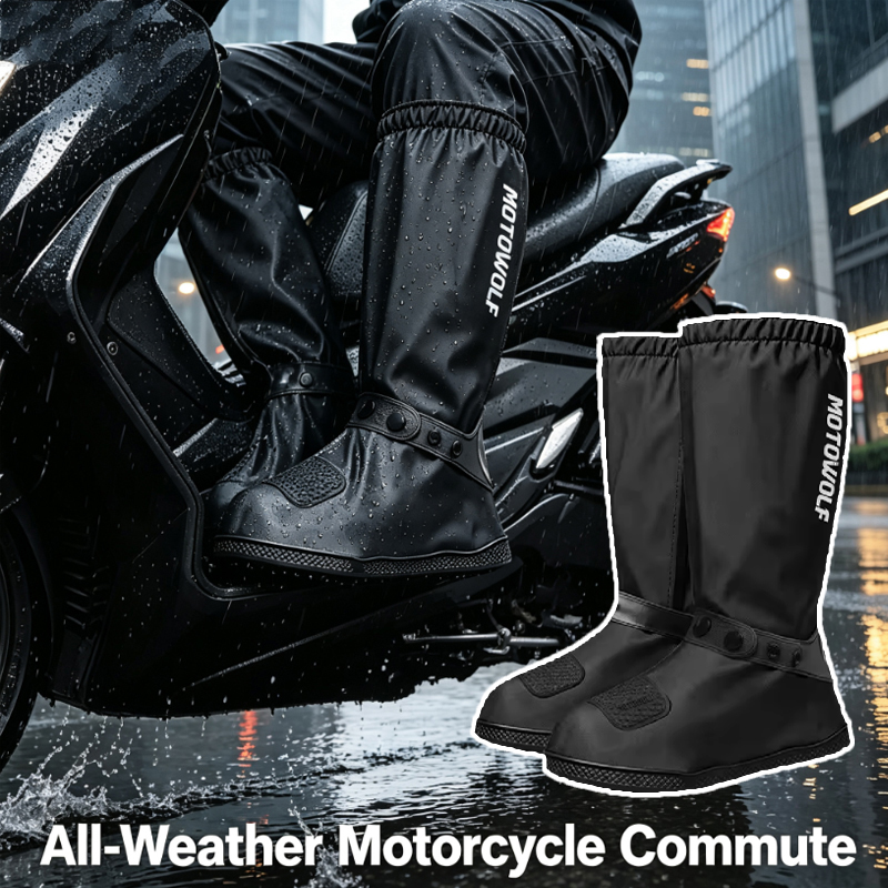 Outdoor commuting Tube Rain Sh - Cycling Shoes For Commute 评论和价格