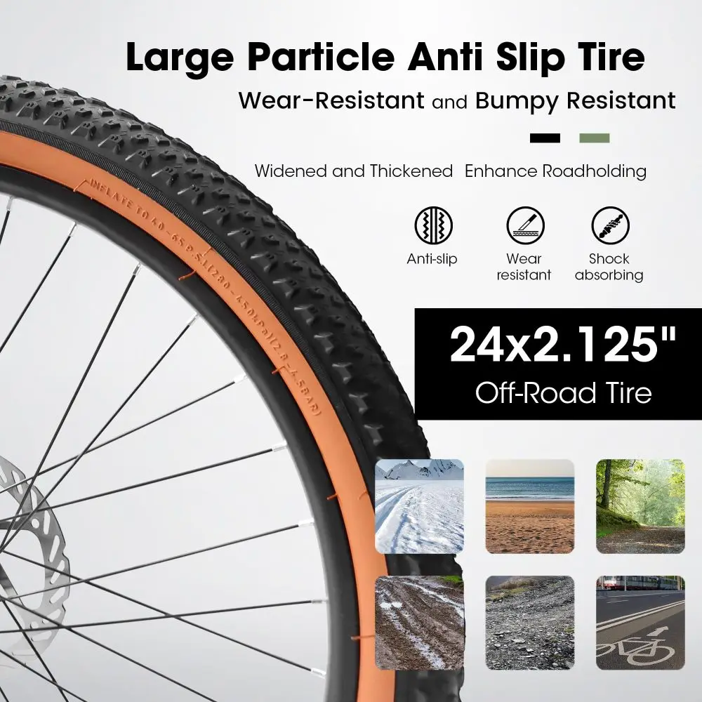 A24301 24 Inch Mountain Bike f - Commuter Biking 评论和价格