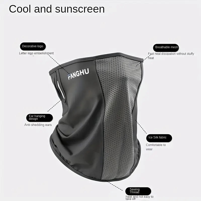 Cycling Neck Guard Mesh Breath - Cycling Loop 评论和价格