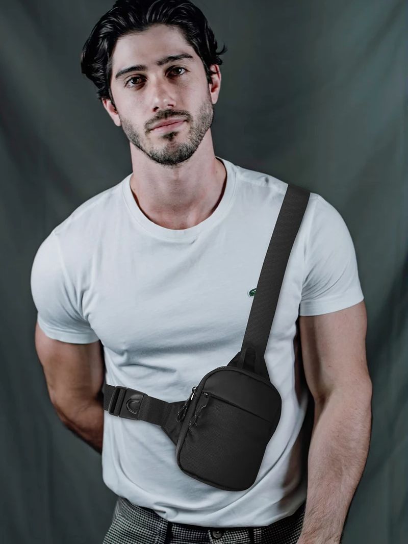 Casual Men Shoulder Chest Bag  - Cycling Commuter Backpack Waterproof 评论和价格