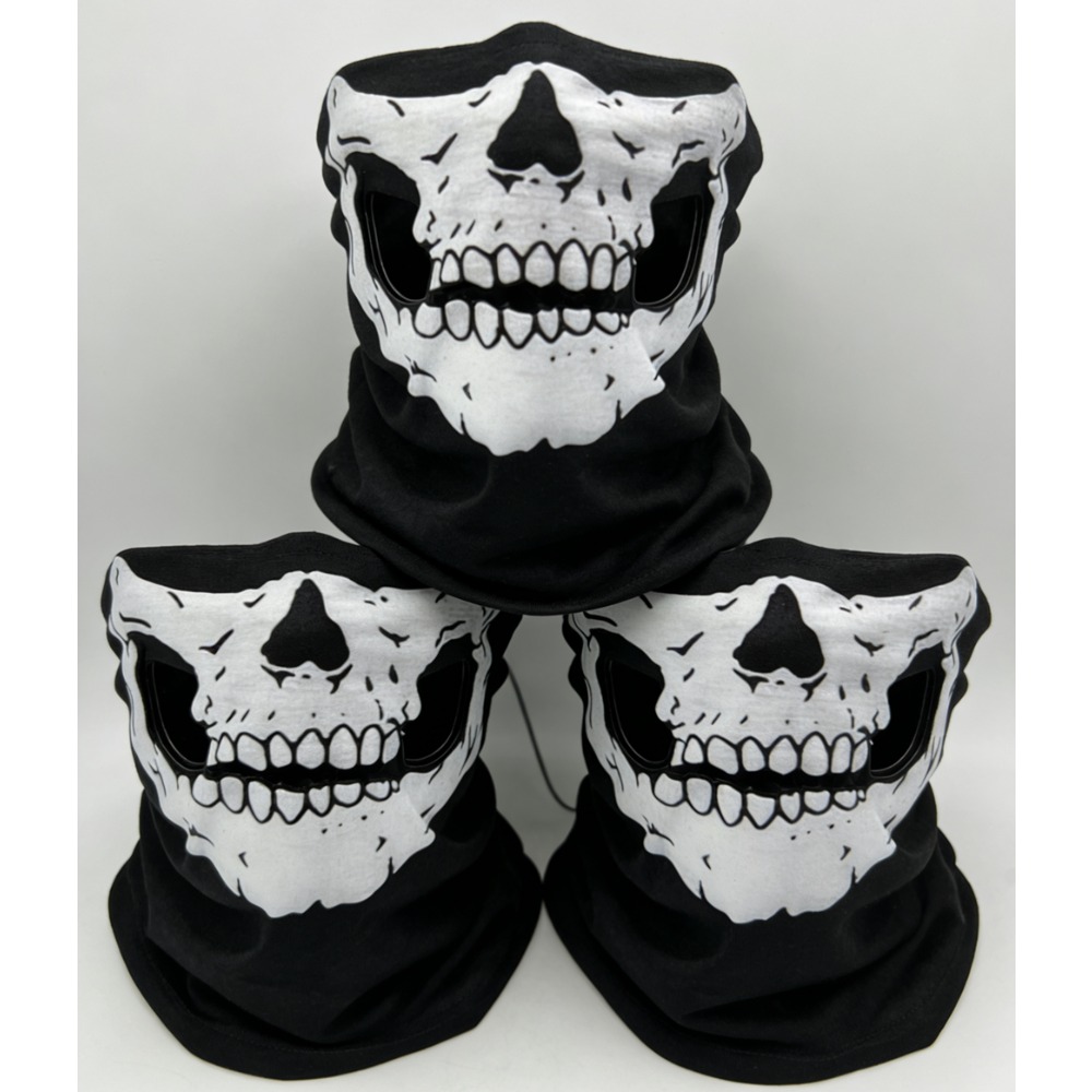 10pcs Skull Seamless Windproof - Cycling Loop 评论和价格