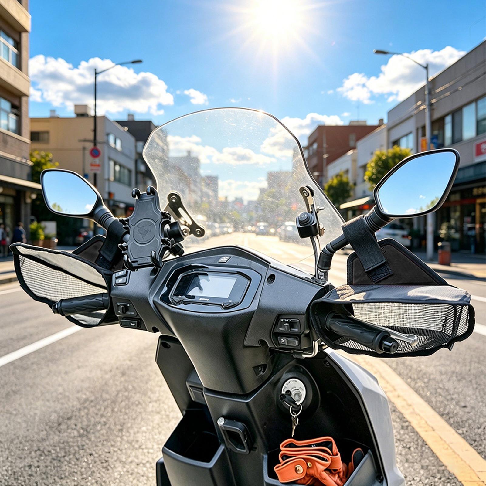 Motorcycle Handlebar Muffs Bre - Cycling Commute Distance 评论和价格