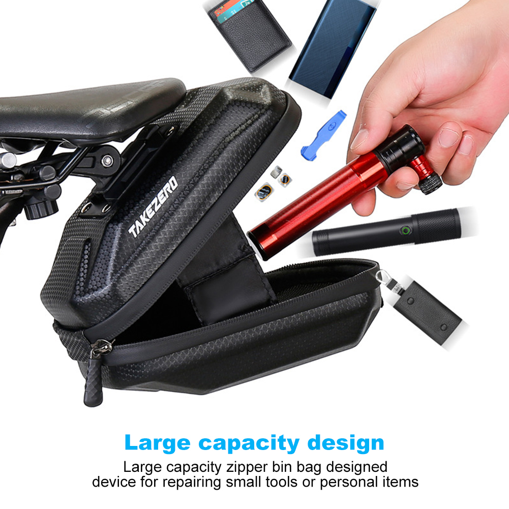 0.8/1/2/3/5L Bicycle Saddle Ba - Saddle Bag Under Seat 评论和价格