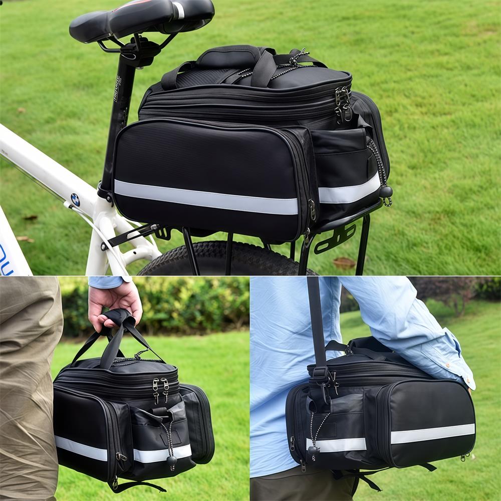 Bike Rear Rack Bag Bicycle Tru - Cycling Commute In Rain 评论和价格