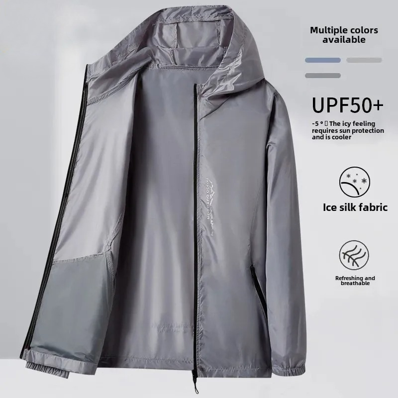 Summer Men's Sunscreen Jacket  - Cycling Commute Jacket 评论和价格