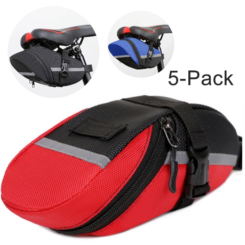 5-Pack Bike Seat Bag Bicycle S - Saddle Bag Under Seat 评论和价格