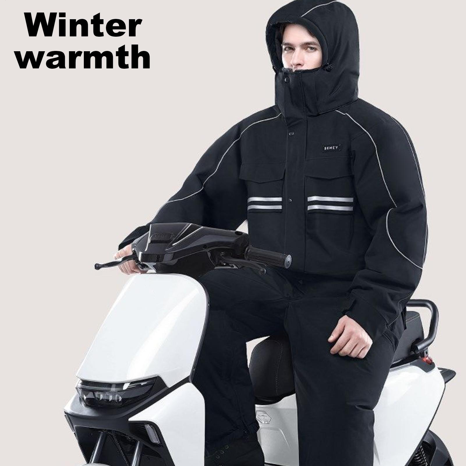 Motorcycle Winter Jacket 4-Poc - Cycling Commute Jacket 评论和价格