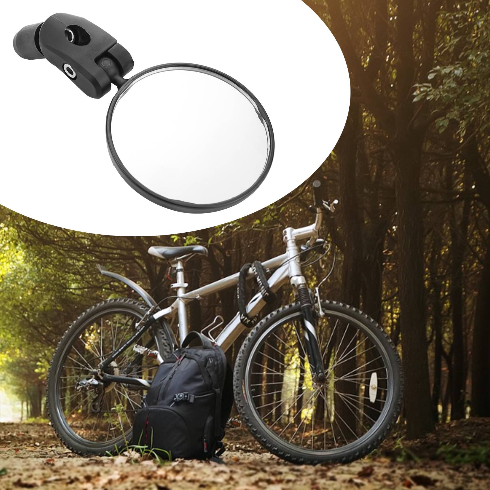 AEB0-Bike Mirror,Bicycle Cycli - Mirror Handlebar Convex 评论和价格