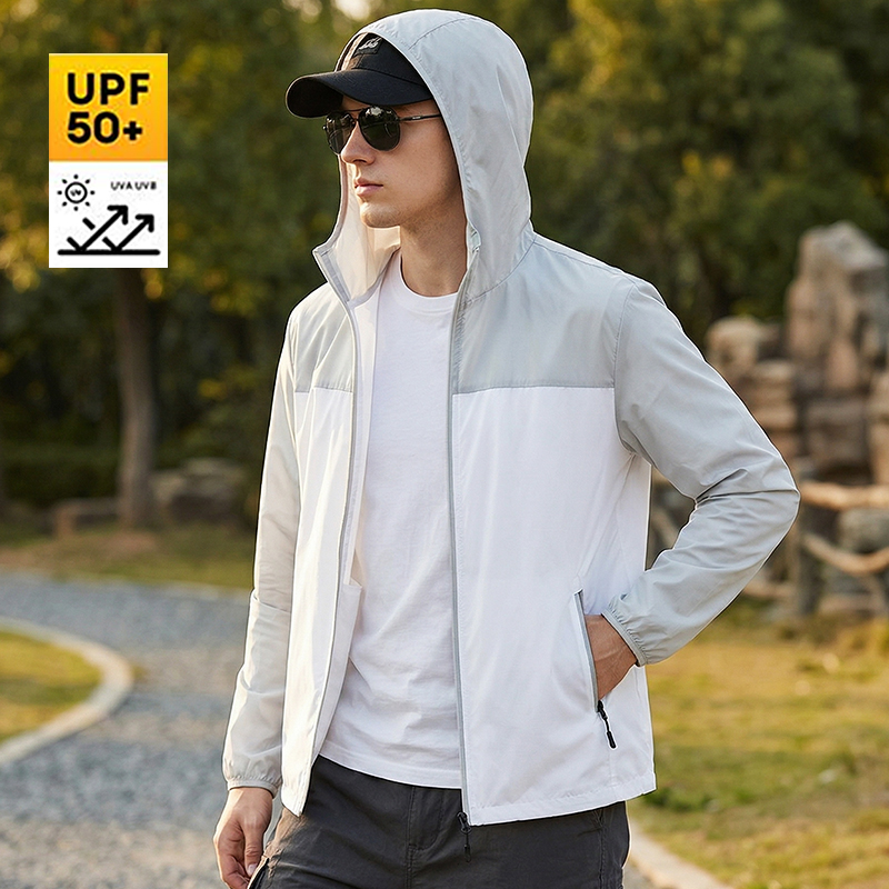 New Summer Men's Sunscreen Jac - Cycling Commute Jacket 评论和价格
