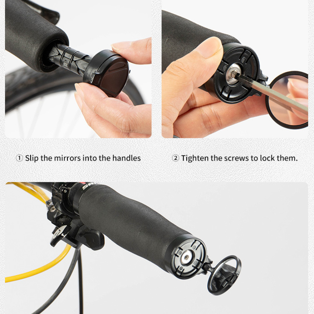Adjustable Bike Handlebar Rear - Mirror Handlebar Convex 评论和价格
