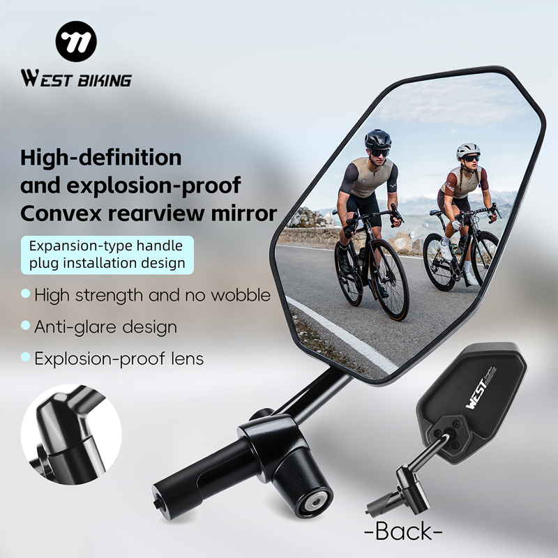WEST BIKING HD Anti-glare Conv - Mirror Handlebar Convex 评论和价格