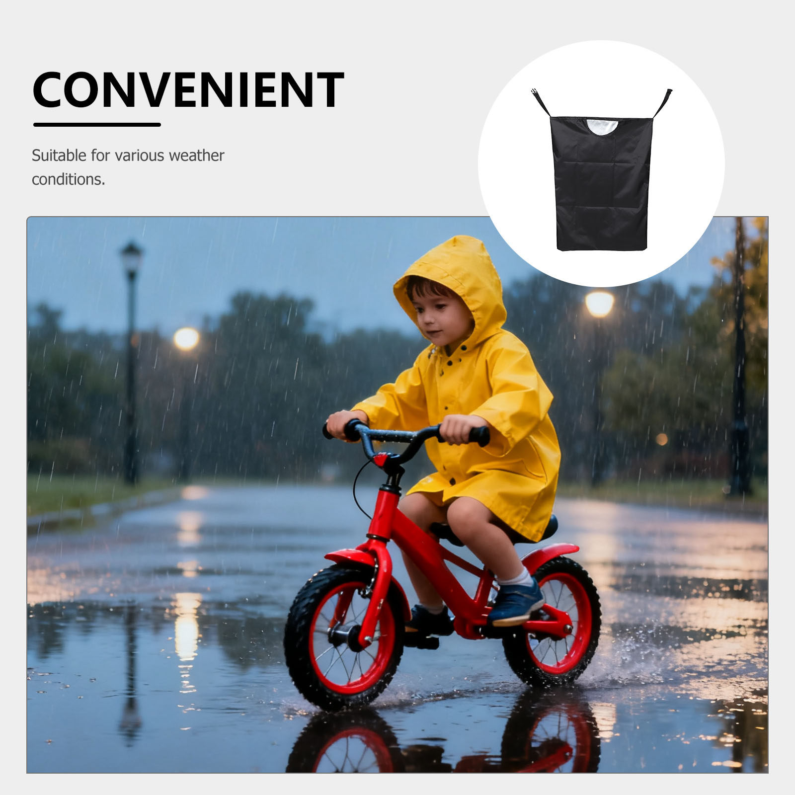 Waterproof Bike Child Seat Cov - Cycling Commute In Rain 评论和价格