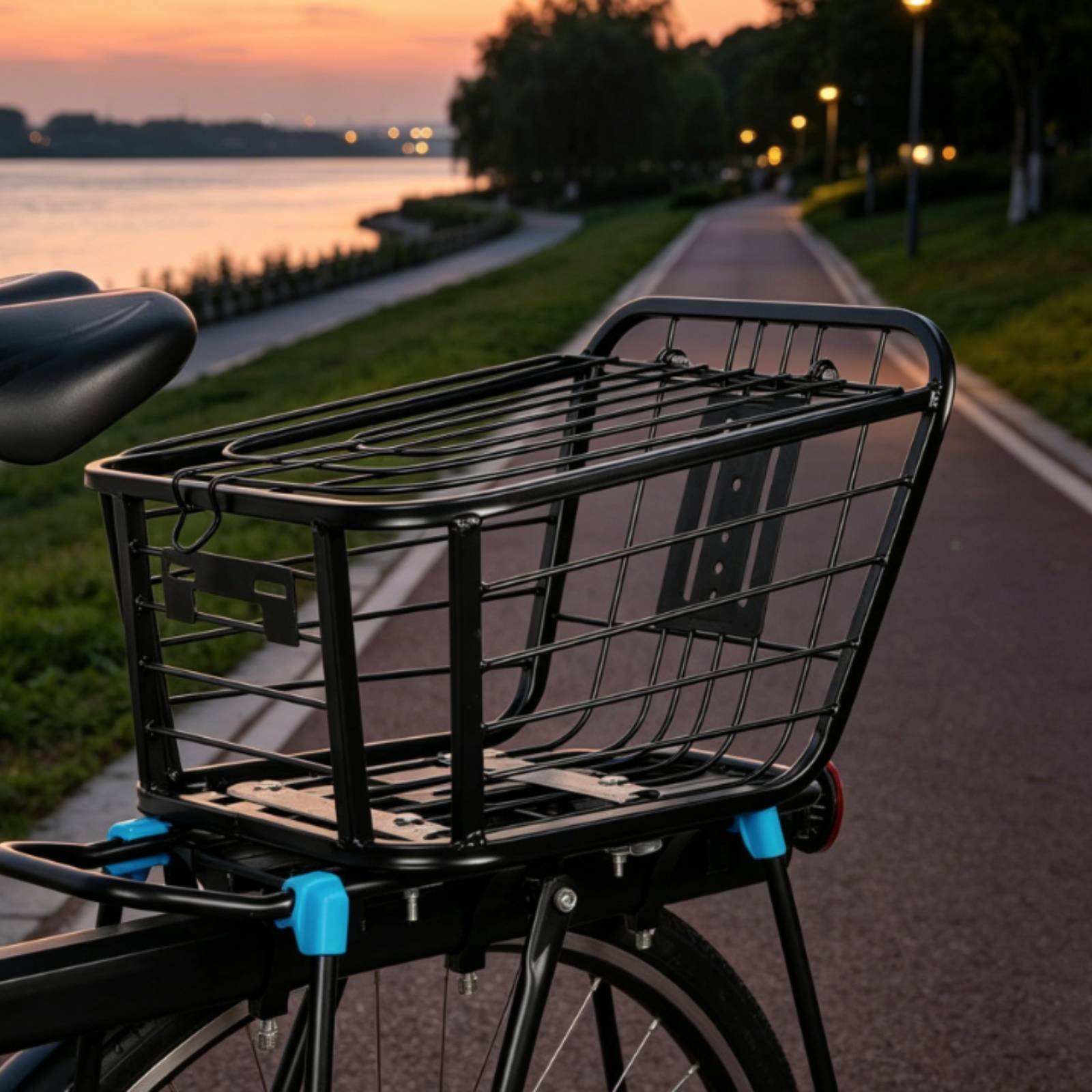 Folding Rear Bike Basket Folda - Commuter Cycling 评论和价格