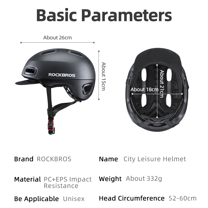 ROCKBROS Bicycle Helmet for Ca - Commute Cycling Helmet 评论和价格