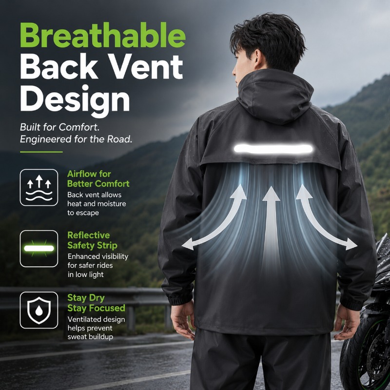 Unisex 2-Piece Waterproof Cycl - Cycling Commute Jacket 评论和价格