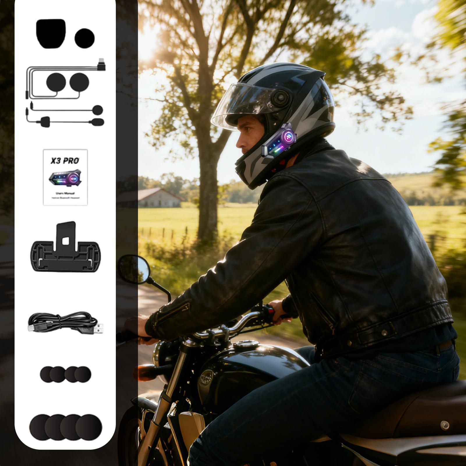 Motorcycle Headphones Wireless - Commute Cycling Helmet 评论和价格