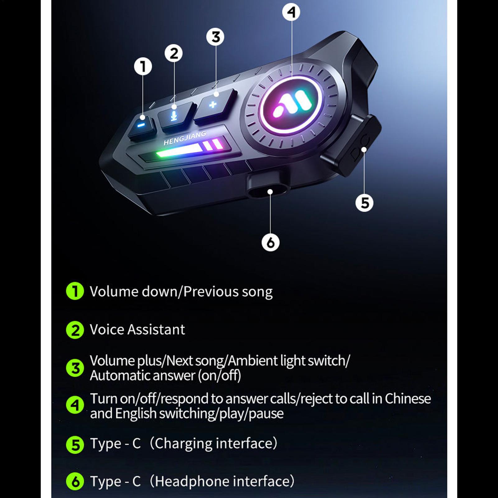 Motorcycle Headphones Wireless - Commute Cycling Helmet 评论和价格