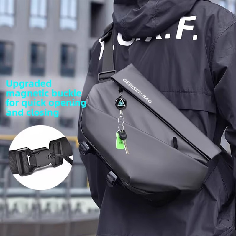 Magnetic Buckle Men Crossbody  - Cycling For Commute 评论和价格