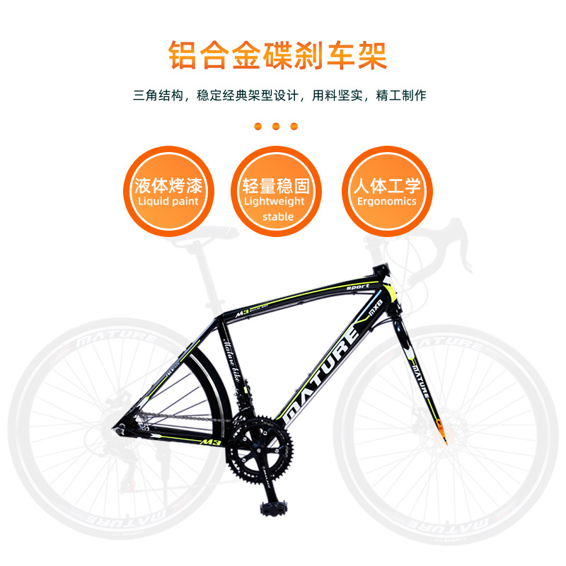 Lightweight Road Bike 21 Speed - Cycling Commute Speed 评论和价格